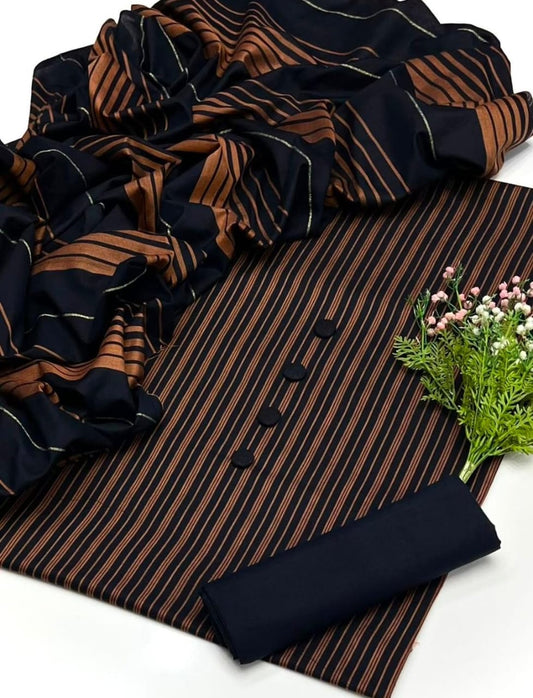 3Pc Multani Susi (Copper Black)