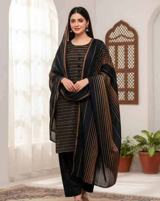 3Pc Multani Susi (Copper Black)